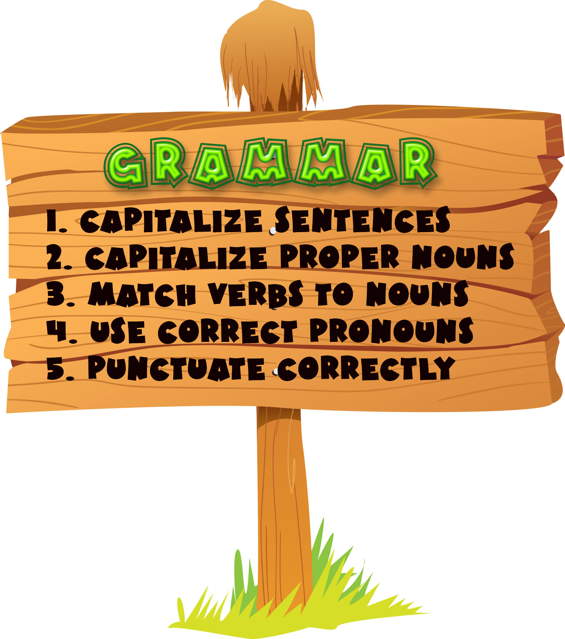4th Grade Grammar Rules