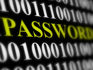 9587061 internet password security concept binary code with te
