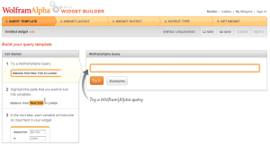 wolfram alpha widget builder