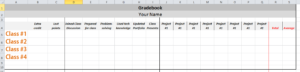 excel gradebook