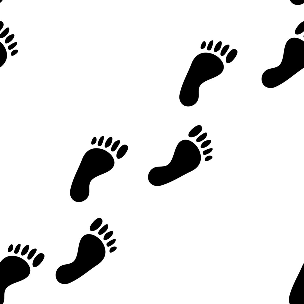 abstract footprint background